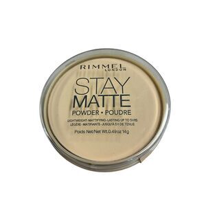 Rimmel London Stay Matte Pressed Powder 001 Transparent 0.49oz NEW